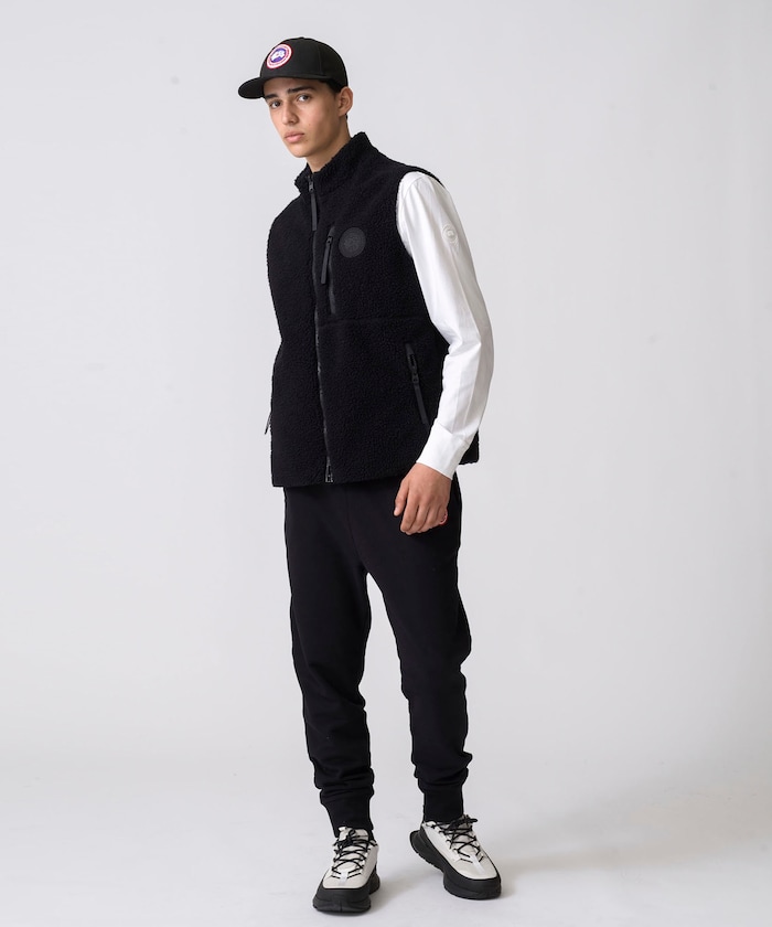 Kinross Reversible Fleece Vest Black Label Fusion Fit