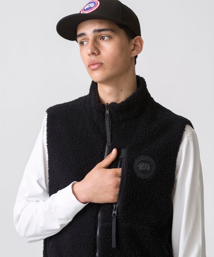 Kinross Reversible Fleece Vest Black Label Fusion Fit