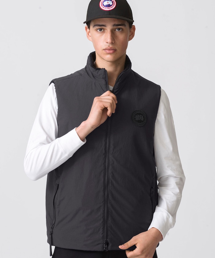 Kinross Reversible Fleece Vest Black Label Fusion Fit