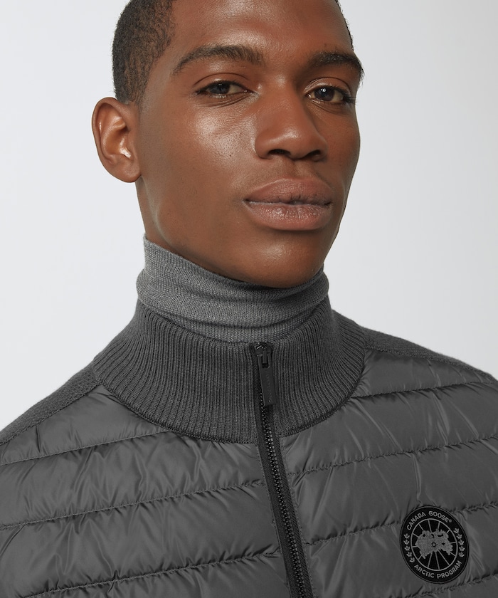 Hybridge Knit Vest Black Label