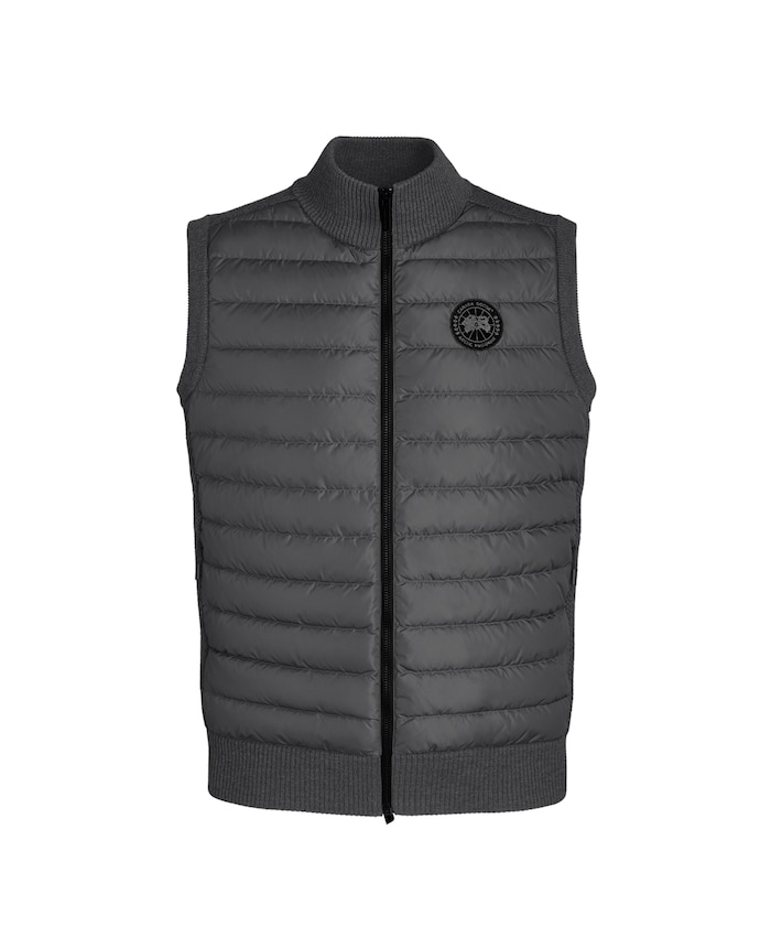 Hybridge Knit Vest Black Label