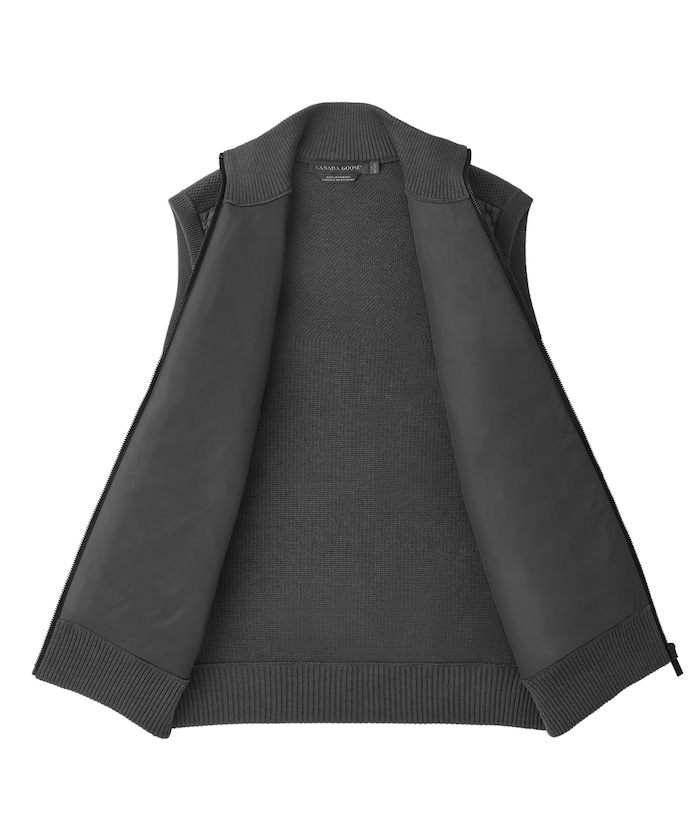 Hybridge Knit Vest Black Label