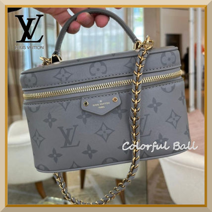 【送料無料！】Louis Vuitton ⭐blue⭐ヴァニティ チェーンポーチ バッグ 