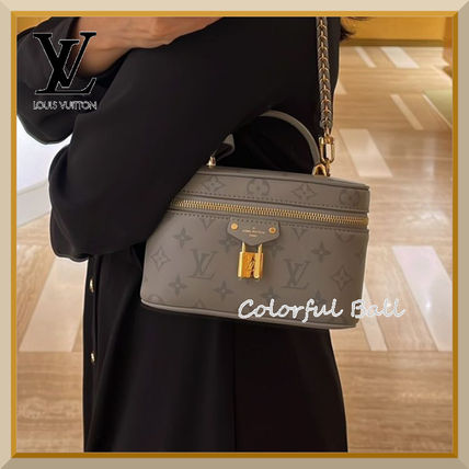 【送料無料！】Louis Vuitton ⭐blue⭐ヴァニティ チェーンポーチ バッグ 
