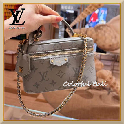 【送料無料！】Louis Vuitton ⭐blue⭐ヴァニティ チェーンポーチ バッグ 