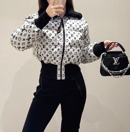 【冬のおしゃれコーデ♪】Louis Vuitton★パファジャケット