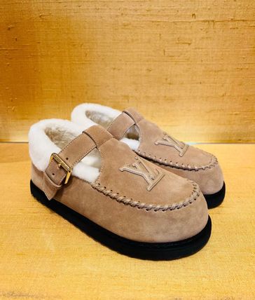 【デイリー使いしたくなる♪2色】Louvis Vitton【ルイヴィトン】 スキーシリーズのふわふわ冬の日メリージェーン