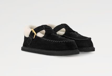 【デイリー使いしたくなる♪2色】Louvis Vitton【ルイヴィトン】 スキーシリーズのふわふわ冬の日メリージェーン