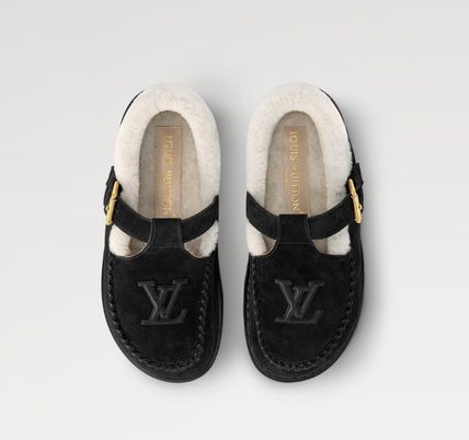 【デイリー使いしたくなる♪2色】Louvis Vitton【ルイヴィトン】 スキーシリーズのふわふわ冬の日メリージェーン