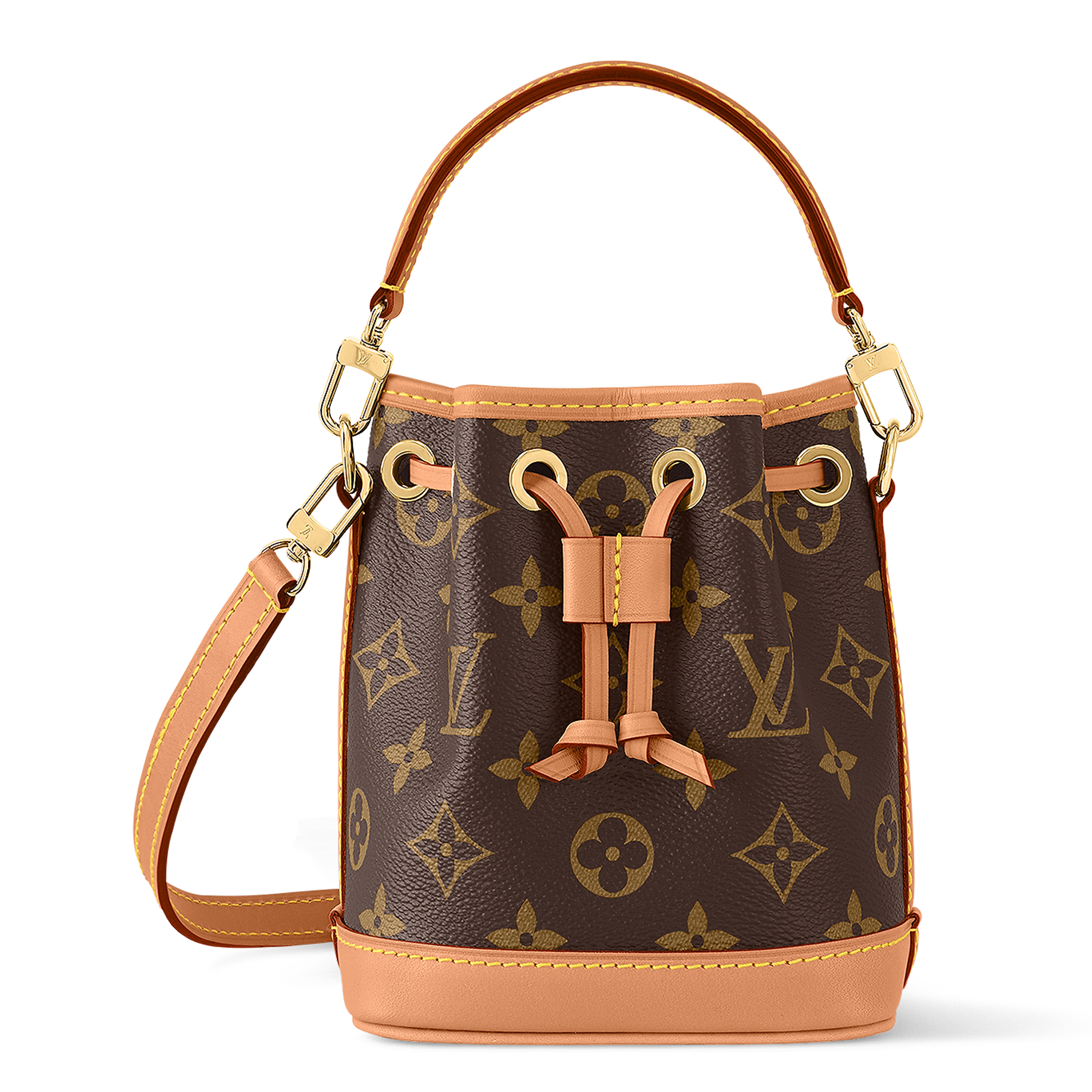 【LOUIS VUITTON】ルイ・ヴィトン ハンドバッグ モノグラム ナノ・ノエ レディース M81266 巾着 ミニ 2WAY ショルダー 肩掛け 斜め掛け