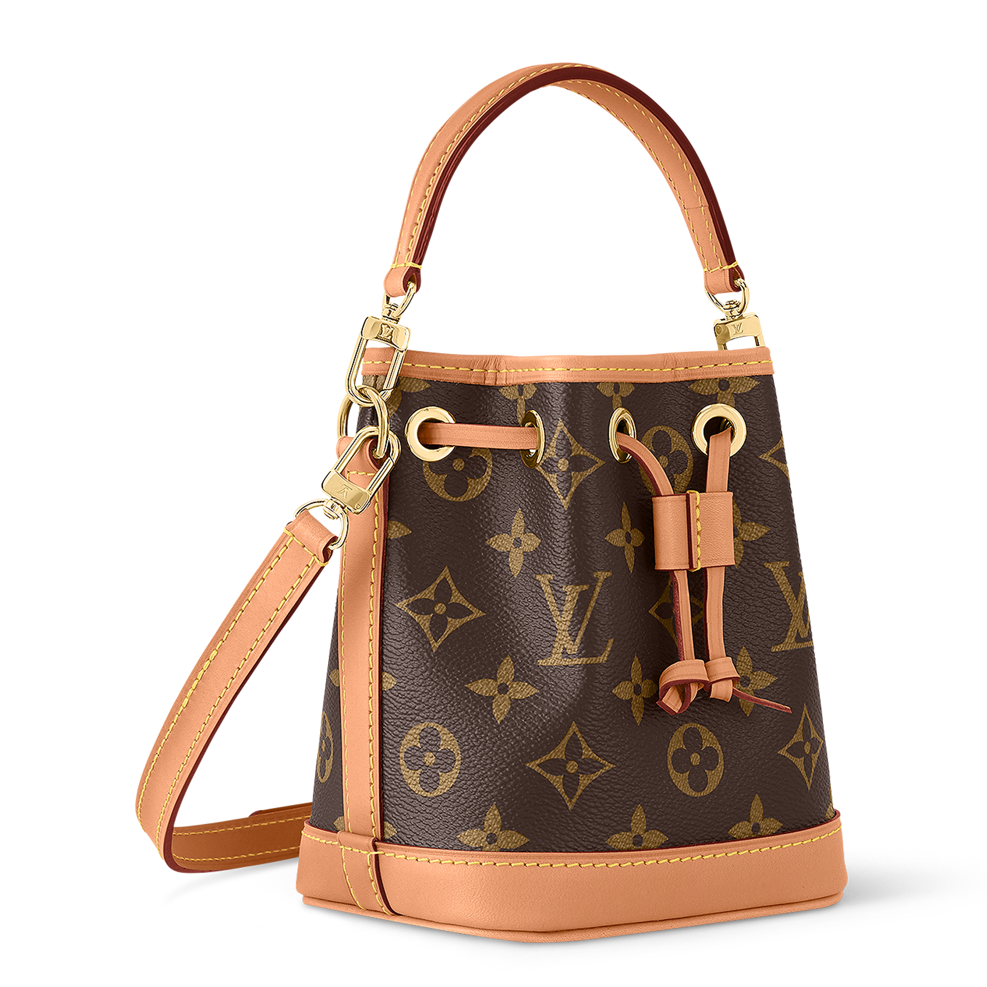 【LOUIS VUITTON】ルイ・ヴィトン ハンドバッグ モノグラム ナノ・ノエ レディース M81266 巾着 ミニ 2WAY ショルダー 肩掛け 斜め掛け