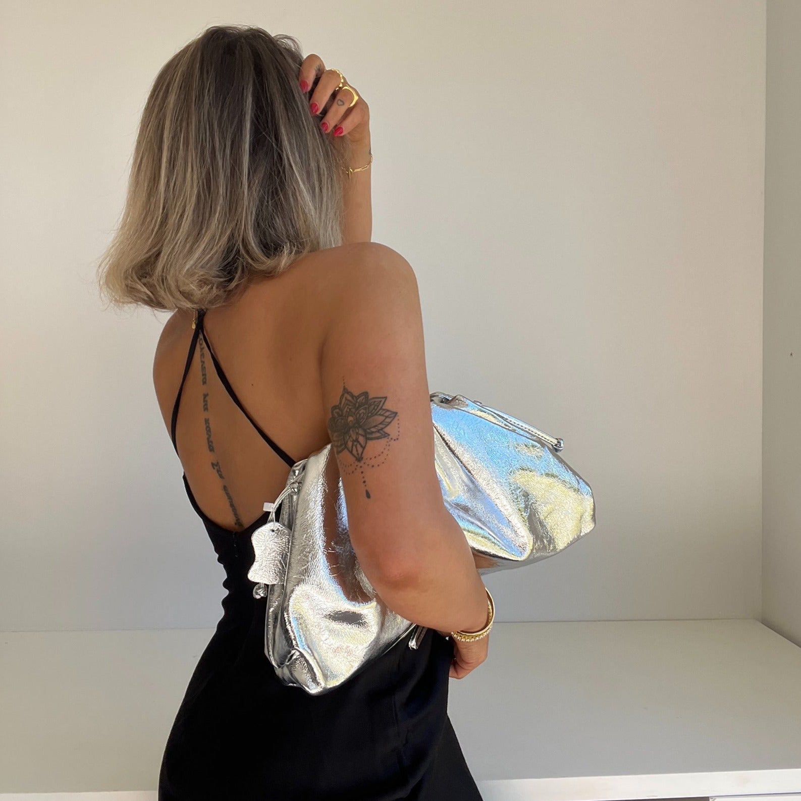  Mila Poche metallic bag