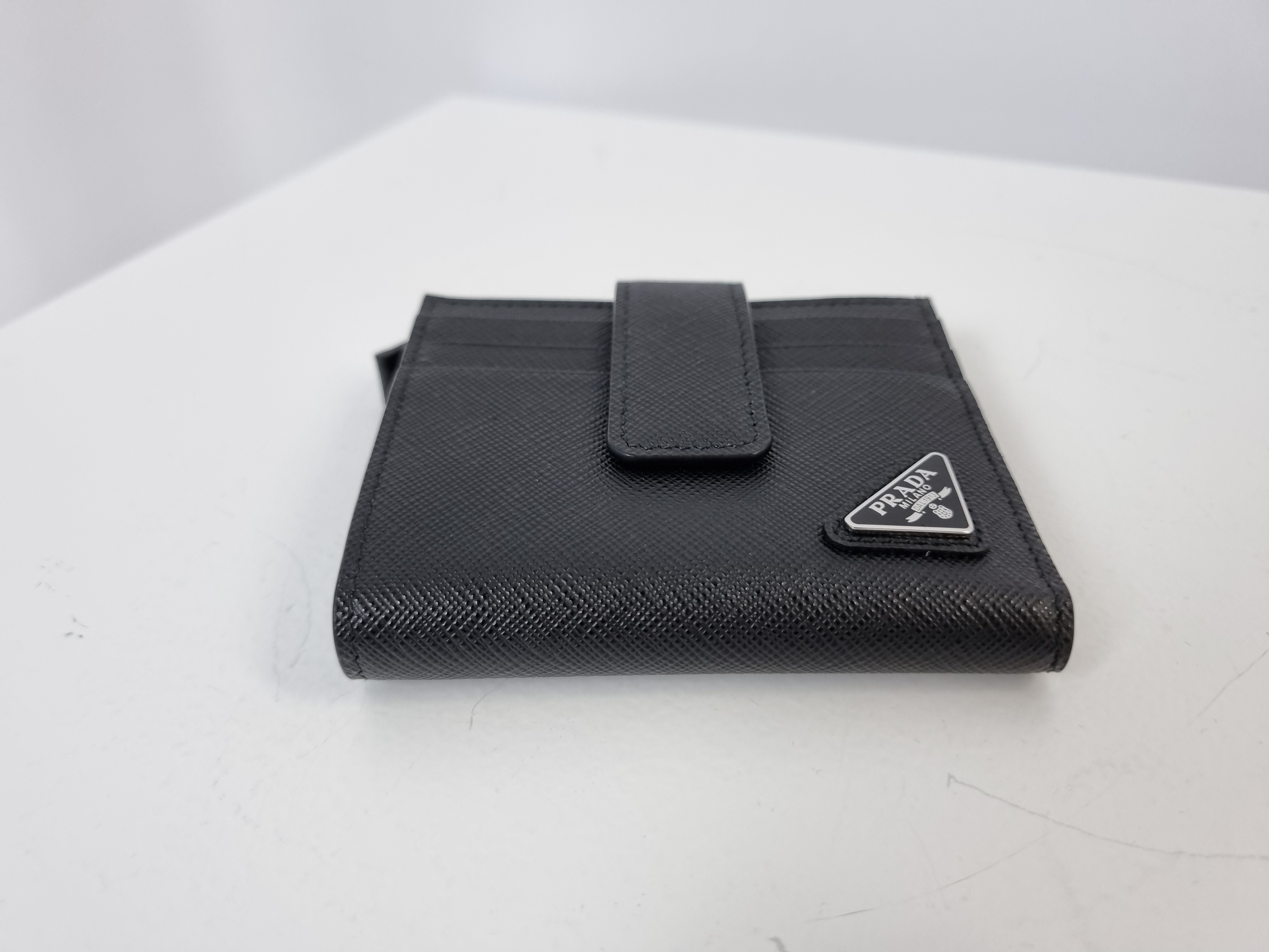 ☆関税込☆PRADA★サフィアーノトライアングル カードホルダー★