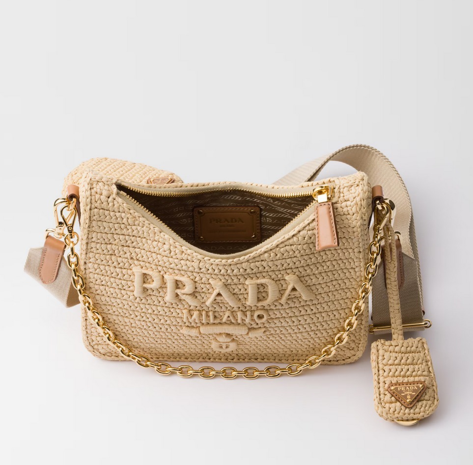 2025SS（春夏）★PRADA プラダ Re-Edition 2005 クロシェ バッグ