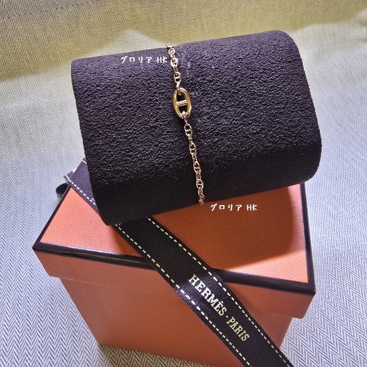 【HERMES】ブレスレット 《ファランドール》 TPM ローズゴールド