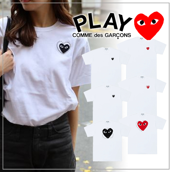 COMME des GARCONS ラインストーン ロゴ Tシャツ