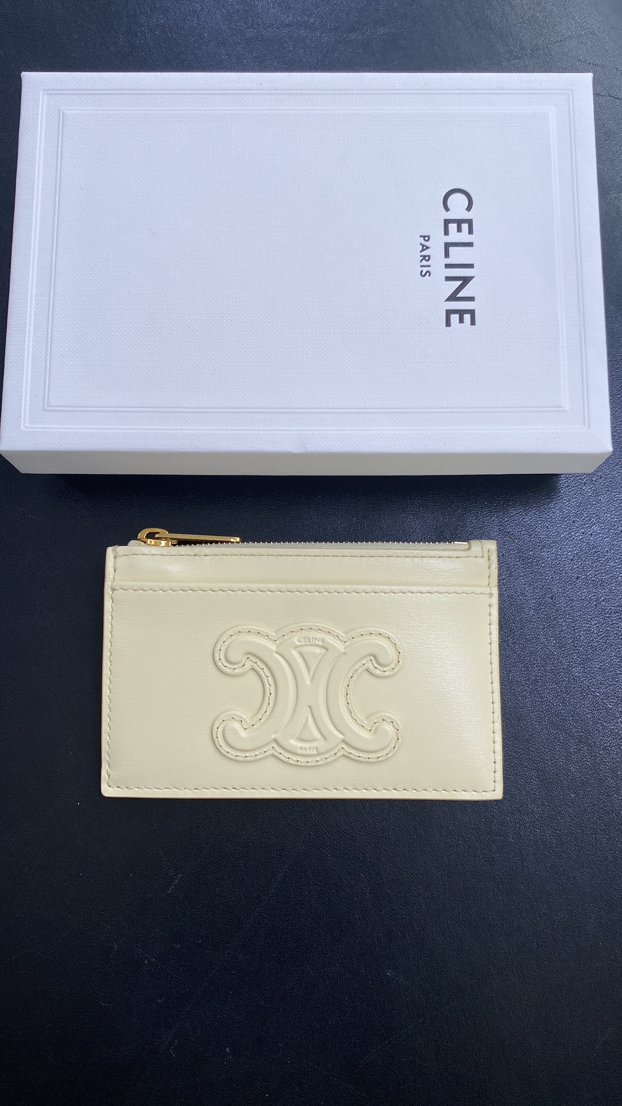 CELINE【入手困難】CUIR TRIOMPHE★コイン & カードポーチ★全色