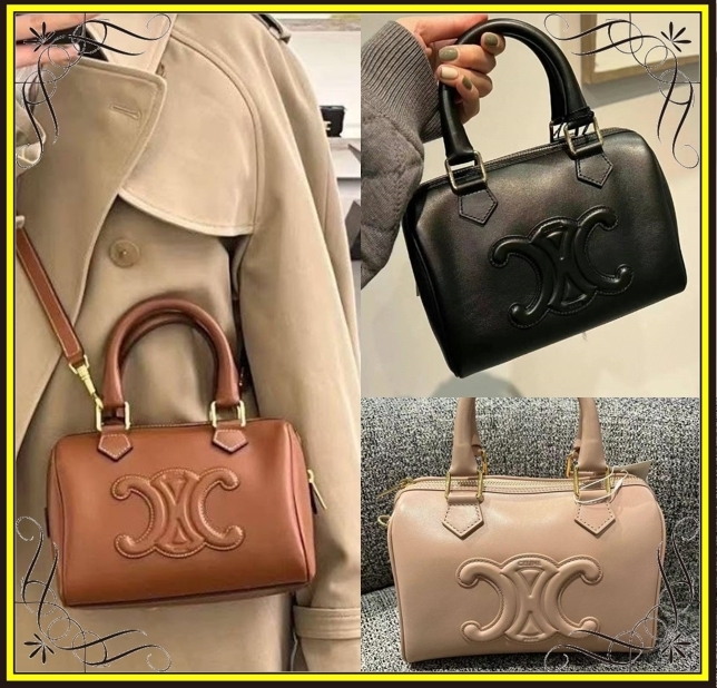 【CELINE】セリーヌ トリオンフ　スモール ボストンバッグ