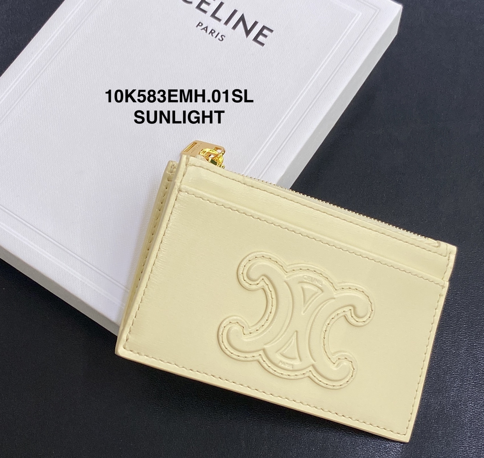 CELINE【入手困難】CUIR TRIOMPHE★コイン & カードポーチ★全色