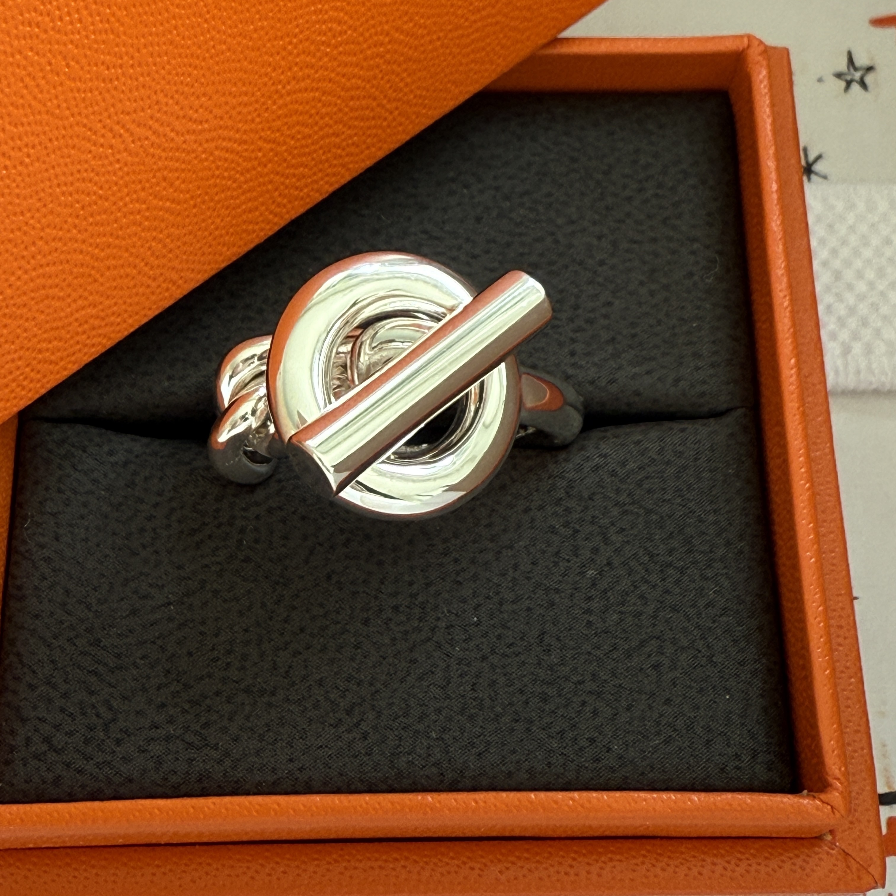 HERMES エルメス クロワゼット GM リング レディース 指輪 H104587B