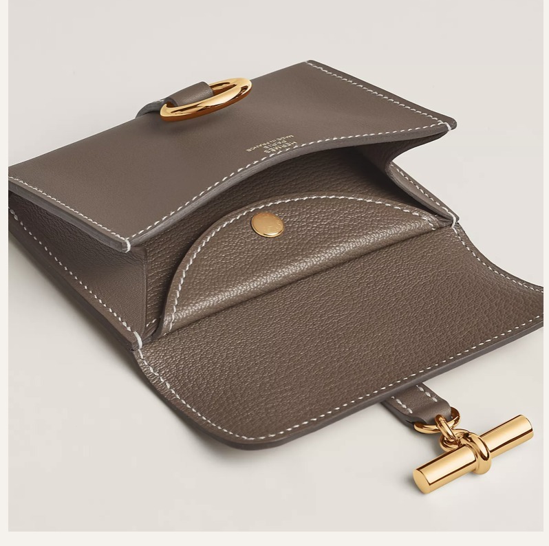 Hermes☆Glenan Compact ウォレット_Etoupe_パリ発