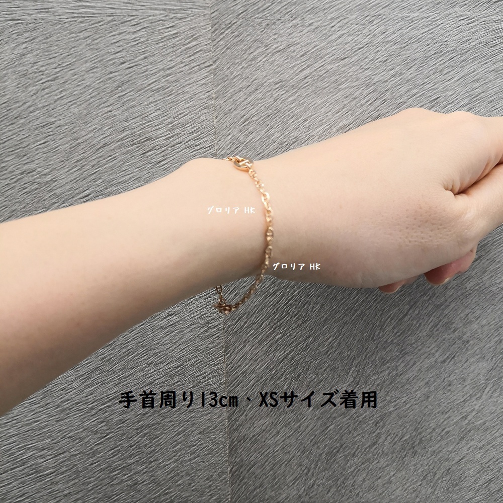 【HERMES】ブレスレット 《ファランドール》 TPM ローズゴールド