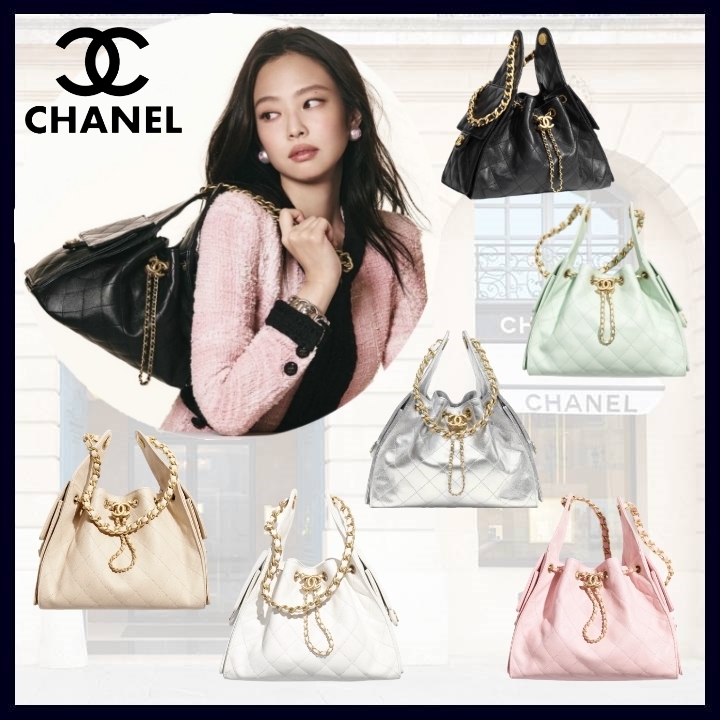 《HOBO》CHANEL 25S新作 スモールハンドバッグ ブラック