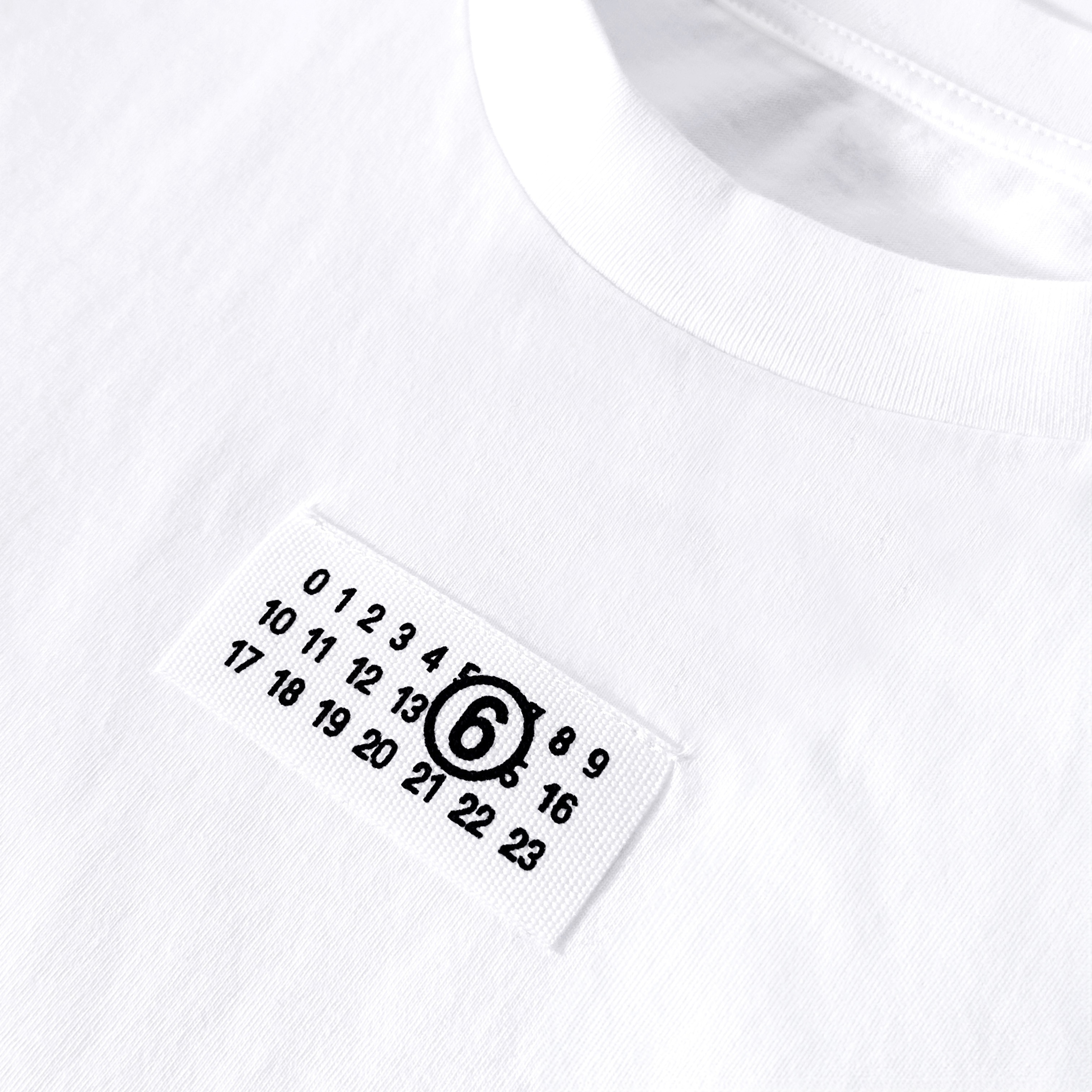 2025年春夏新作【MIUMIU】MM6 Maison Margiela ロゴ Numeric Tシャツ S52GC0327 S24312