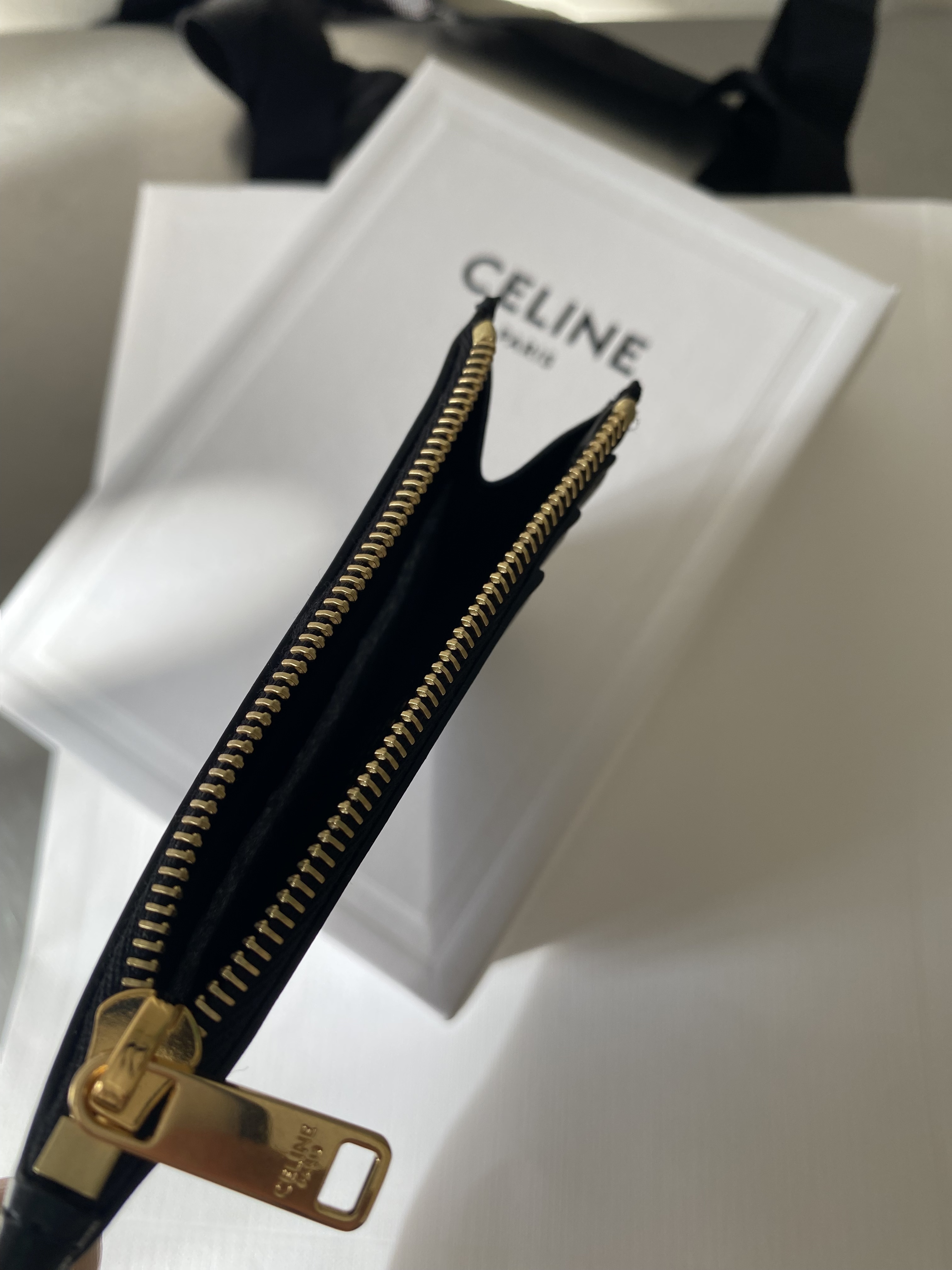CELINE【入手困難】CUIR TRIOMPHE★コイン & カードポーチ★全色