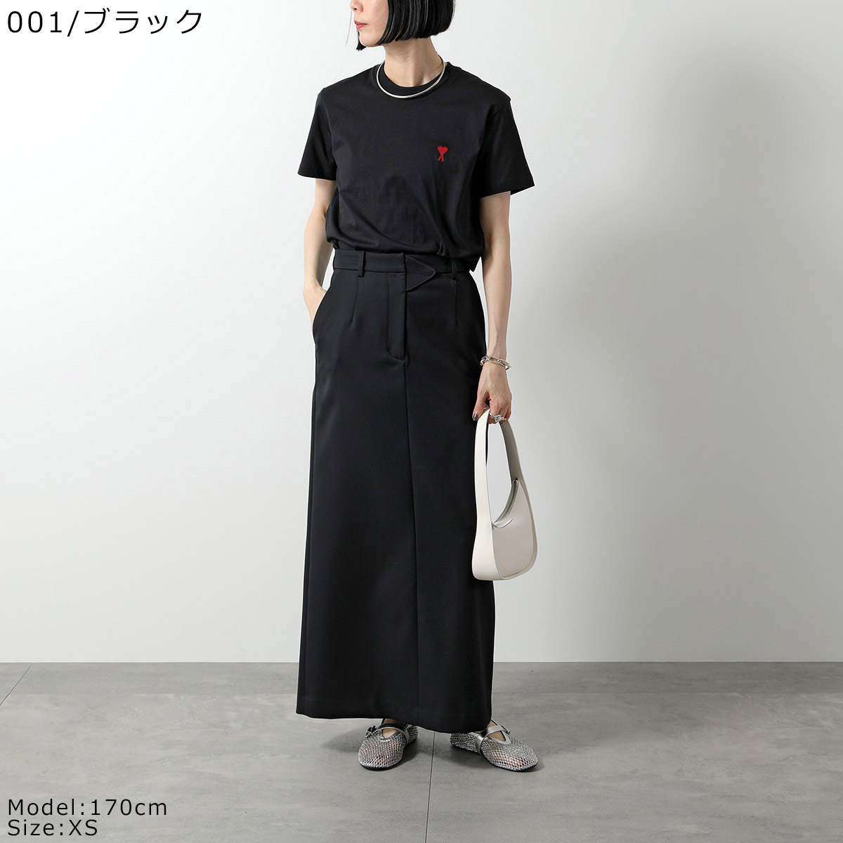 AMI PARIS（アミ パリス） Tシャツ BFUTS035.724 ハートロゴ