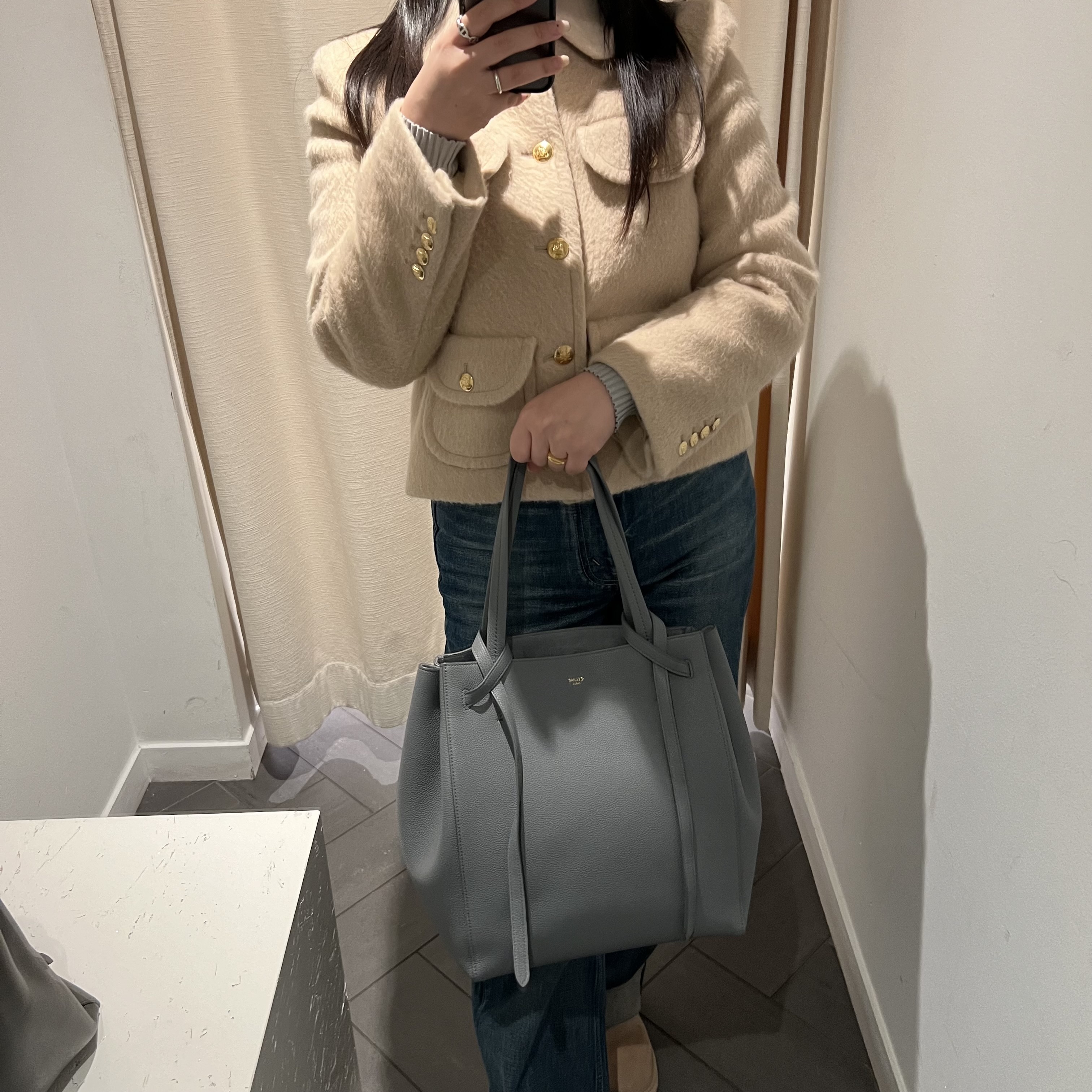 【CELINE直営】限定数セール！カバファントム スモール グレー系