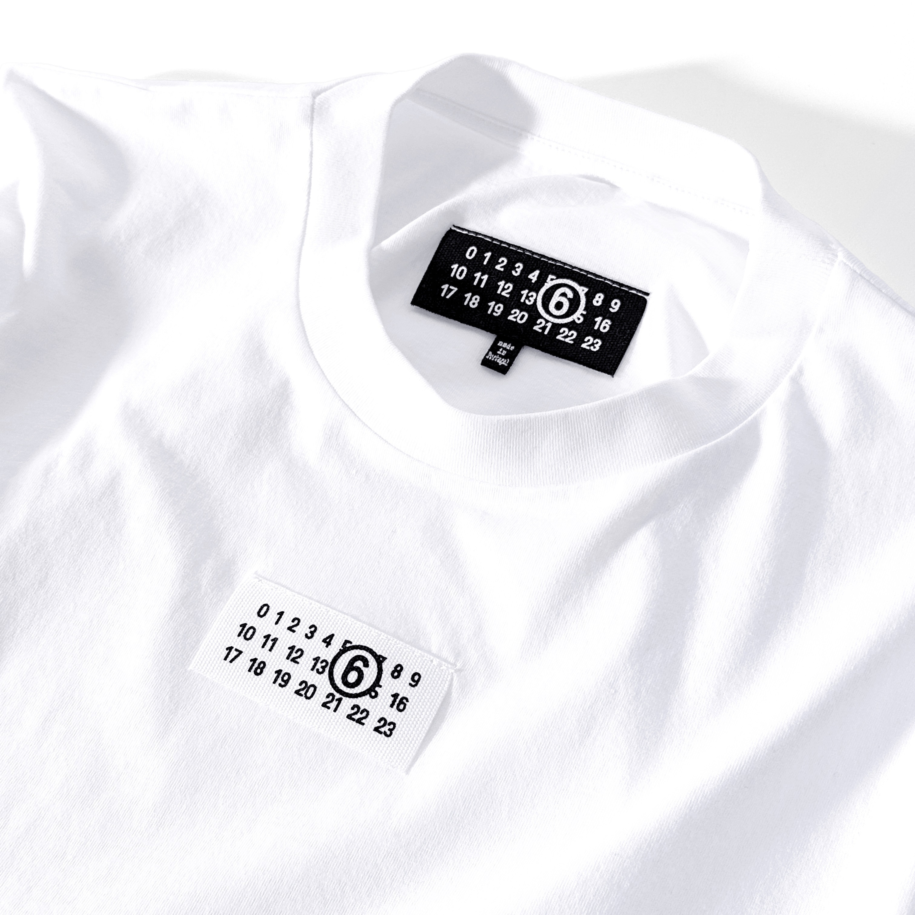 2025年春夏新作【MIUMIU】MM6 Maison Margiela ロゴ Numeric Tシャツ S52GC0327 S24312