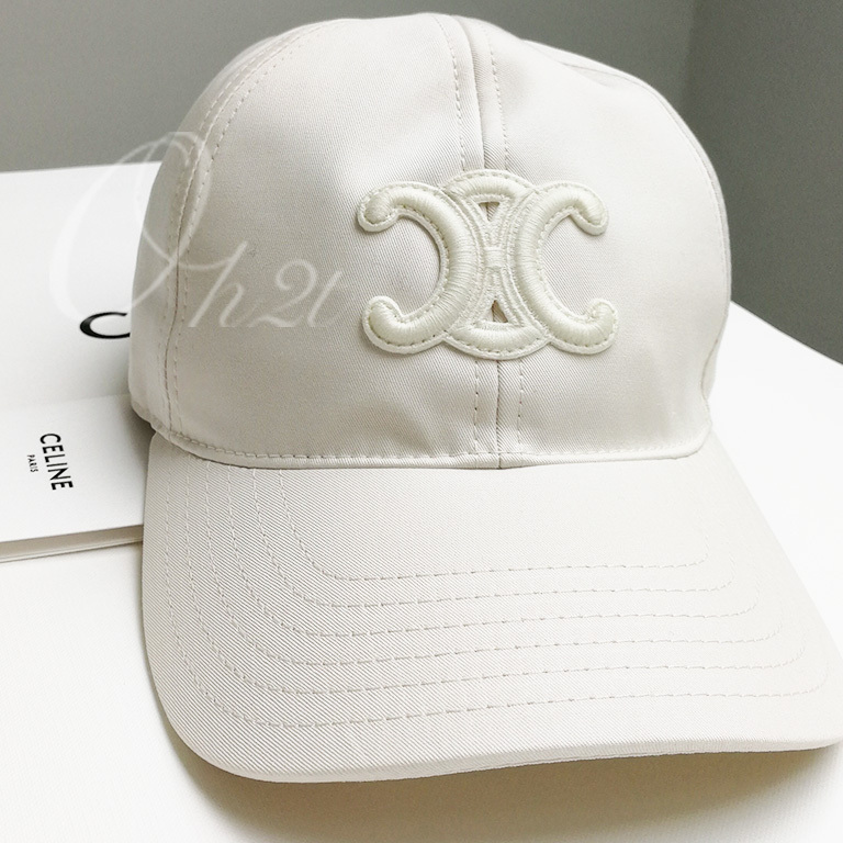 CELINE トリオンフ ベースボールキャップ /コットン