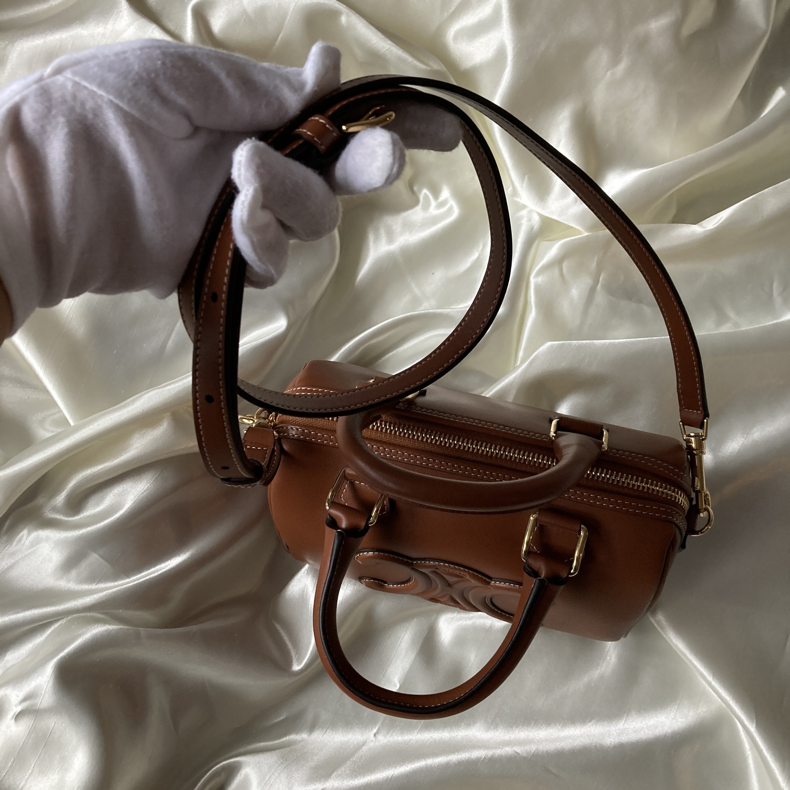 【CELINE】セリーヌ トリオンフ　スモール ボストンバッグ