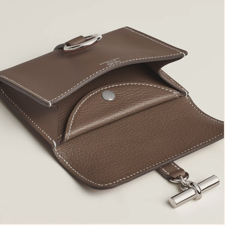Hermes☆Glenan Compact ウォレット_Etoupe_パリ発