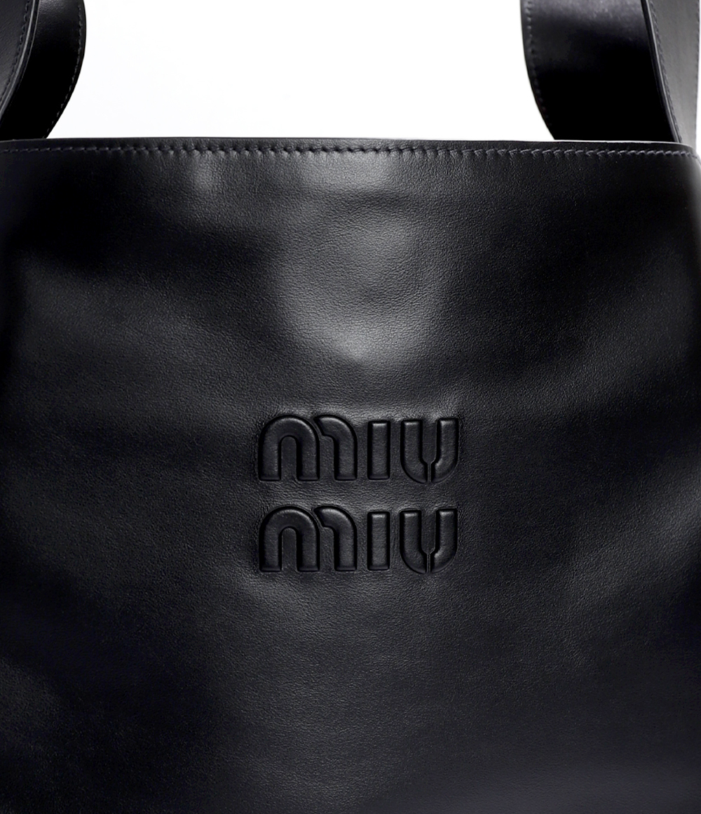 ミュウミュウ/MIUMIU♦ 完売必至 レザー ホーボーバッグ