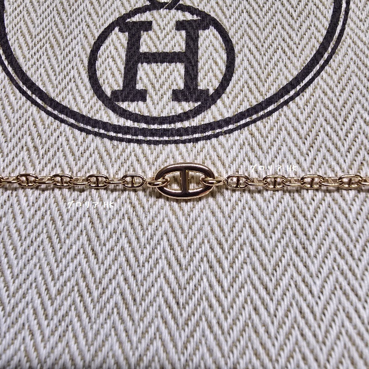 【HERMES】ブレスレット 《ファランドール》 TPM ローズゴールド