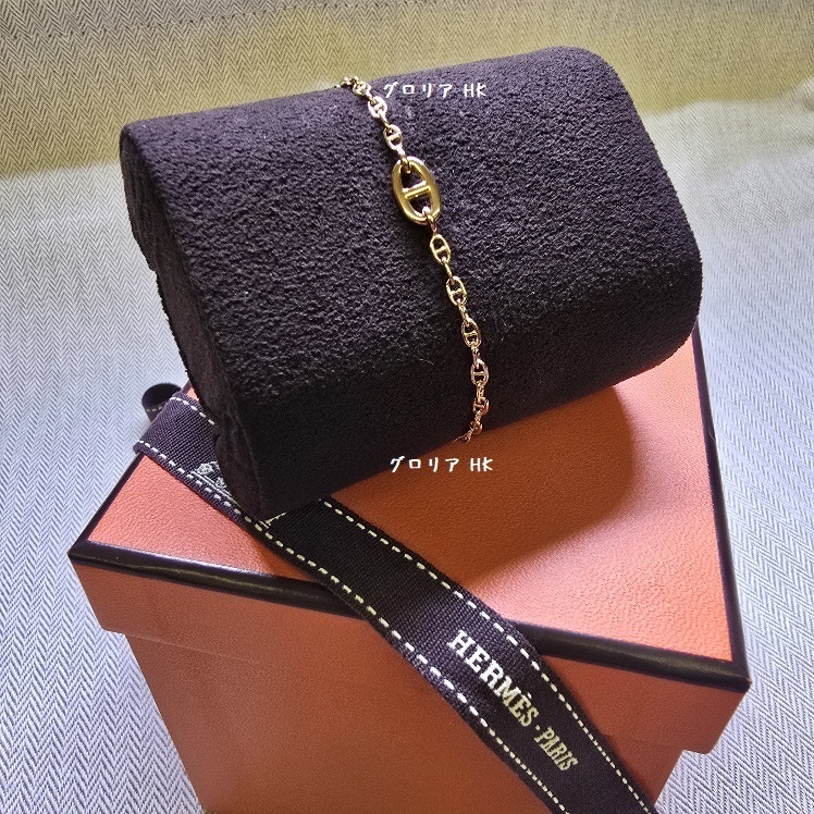 【HERMES】ブレスレット 《ファランドール》 TPM ローズゴールド