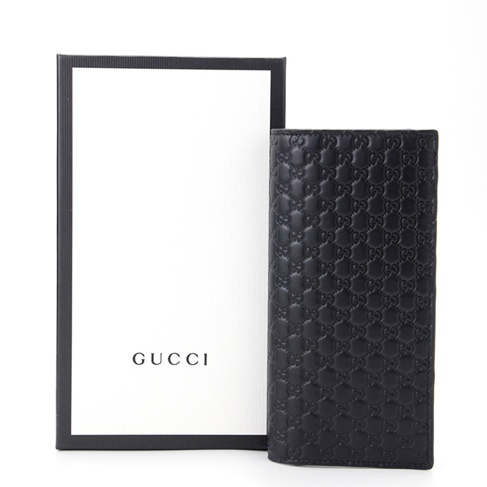 GUCCI 長財布 544479 GGシマ ブラック ギフト包装可 – 高島屋