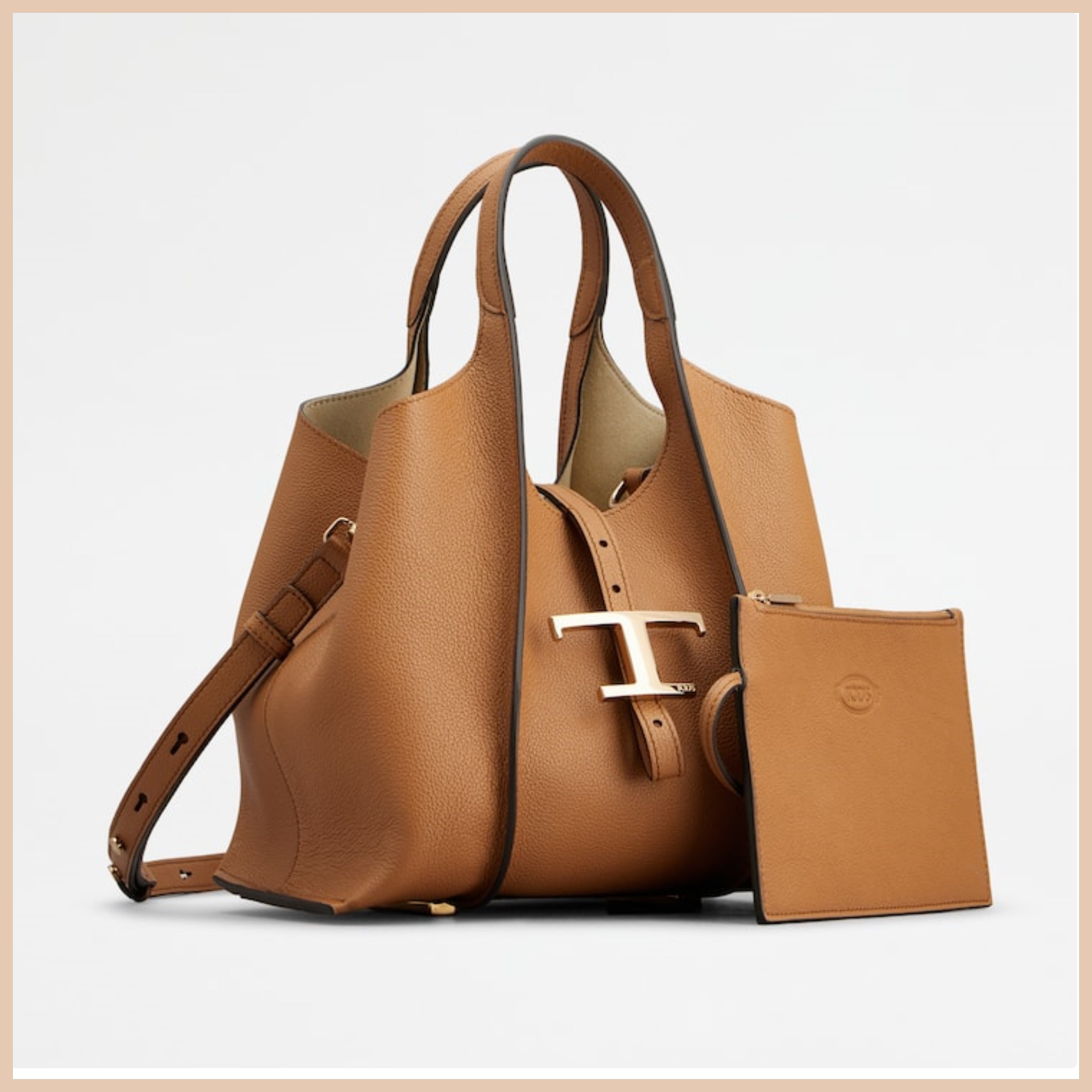 関税込トッズ Tタイムレス レザー ショッピング バッグ ミニ-高島屋オンラインストア - 公式