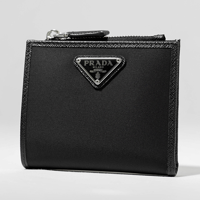 【新作】プラダ PRADA メンズ 2つ折り財布 TESSUTO SAFFIAN