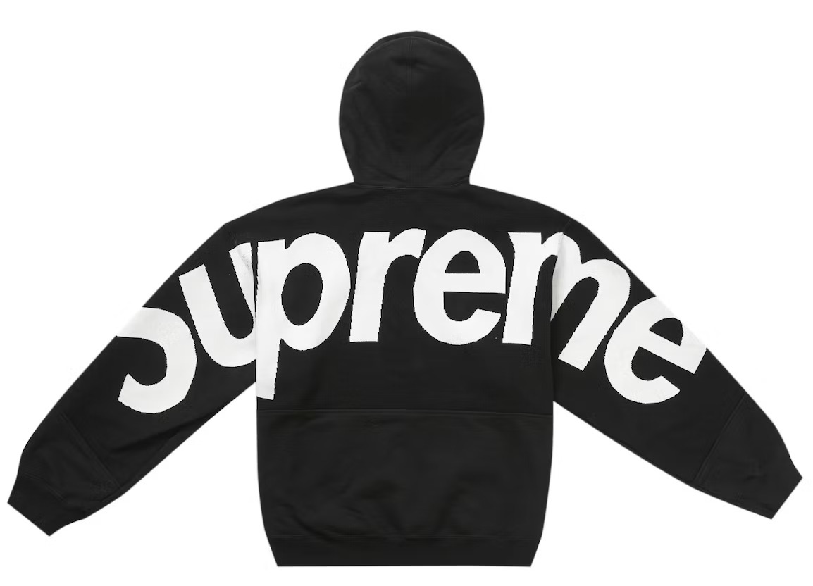 Supreme Big Logo Jacquard Hooded Sweatshirt