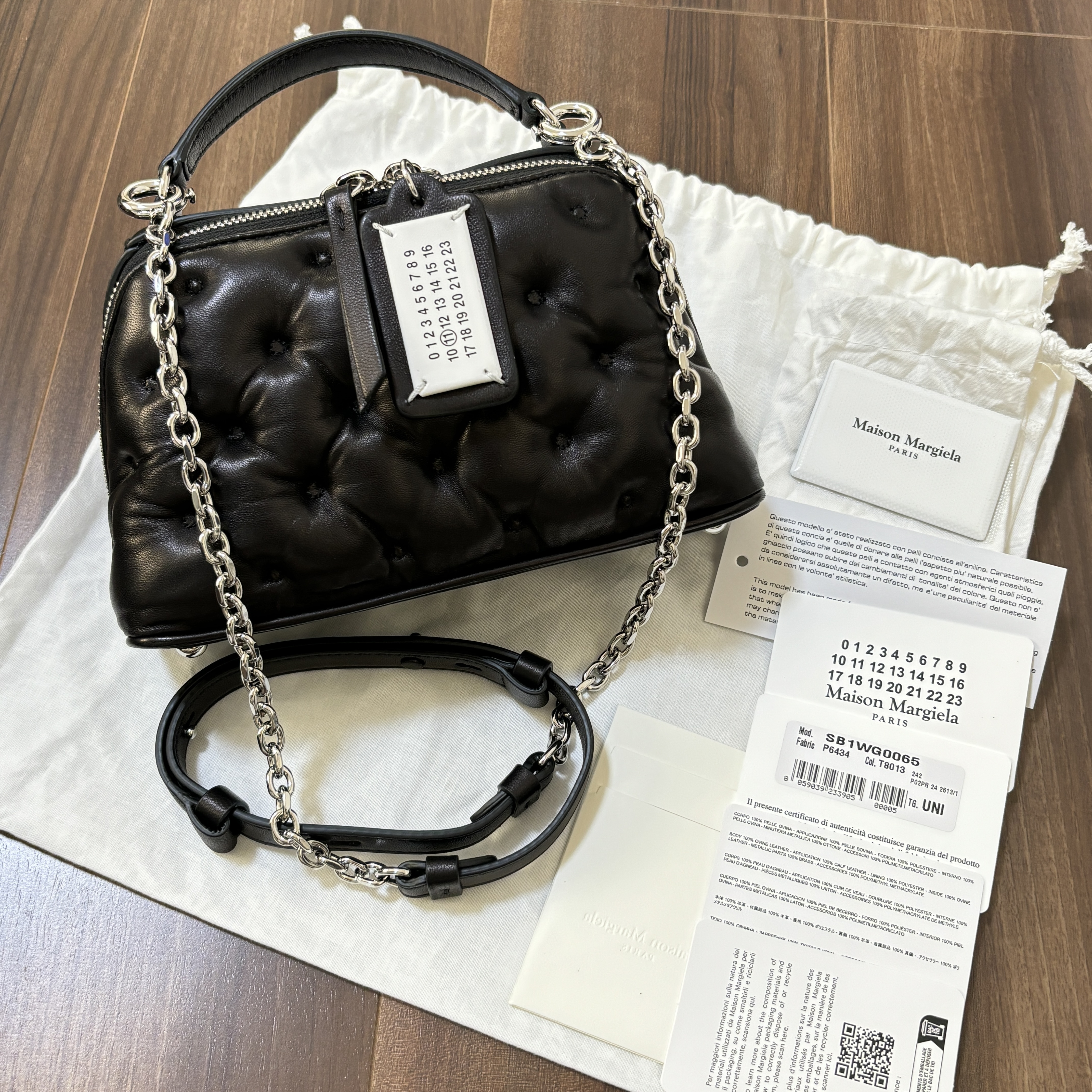 VIP価格★Maison Margiela★グラムスラム トラペゾイド バッグ