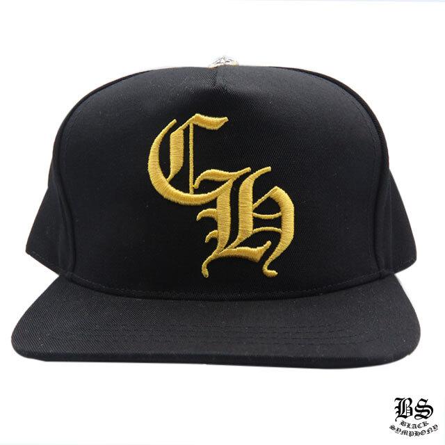 クロムハーツ ベースボールキャップ 5パネル CH ブラック（帽子）