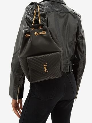 【サンローラン】Saint Laurent*高級感に溢れる存在感*レザーバックパック-高島屋オンラインストア - 公式