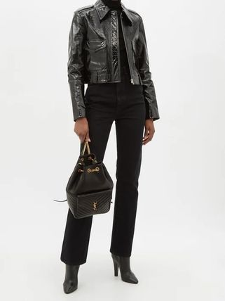 【サンローラン】Saint Laurent*高級感に溢れる存在感*レザーバックパック-高島屋オンラインストア - 公式