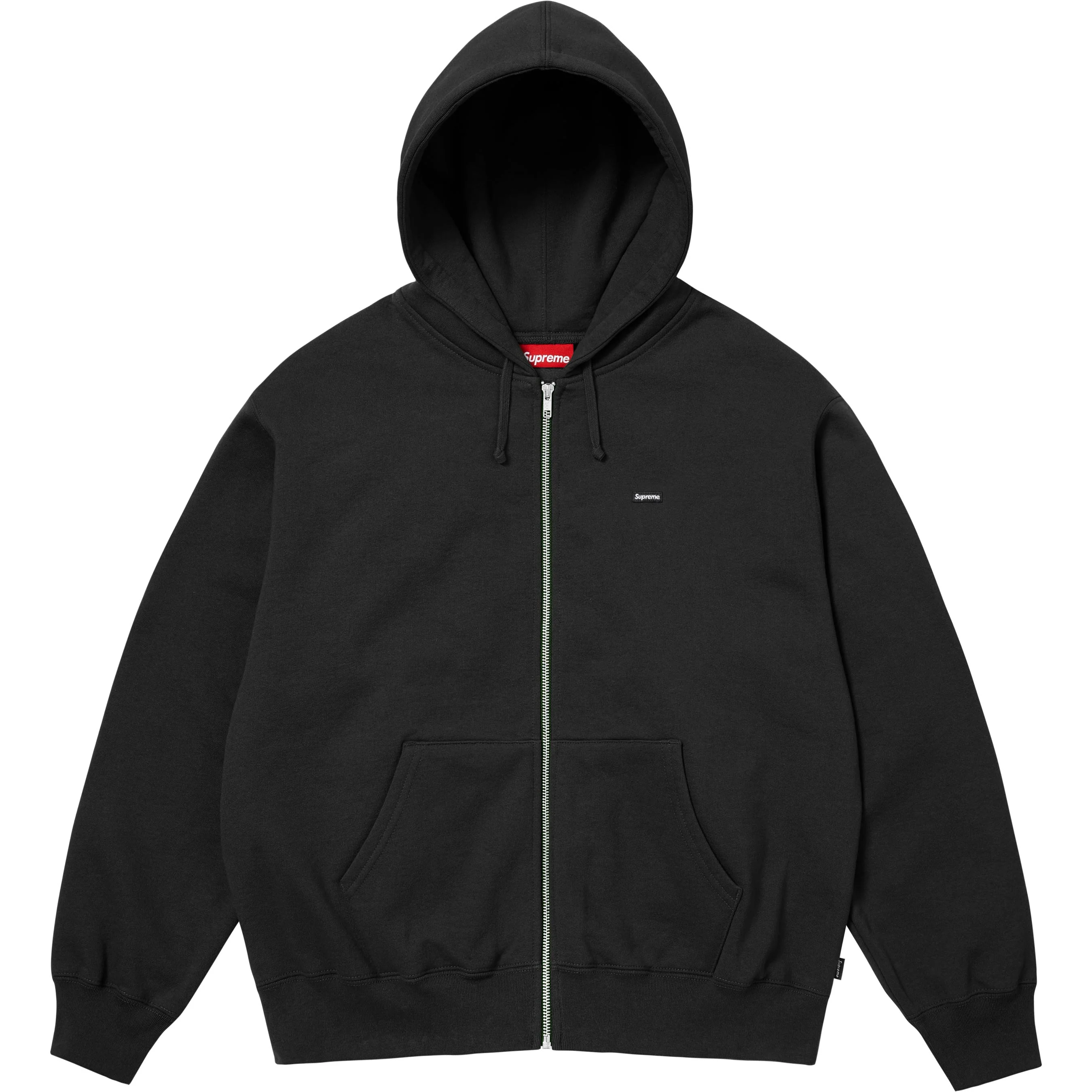 Small Box Zip Up Hooded Sweatshirt