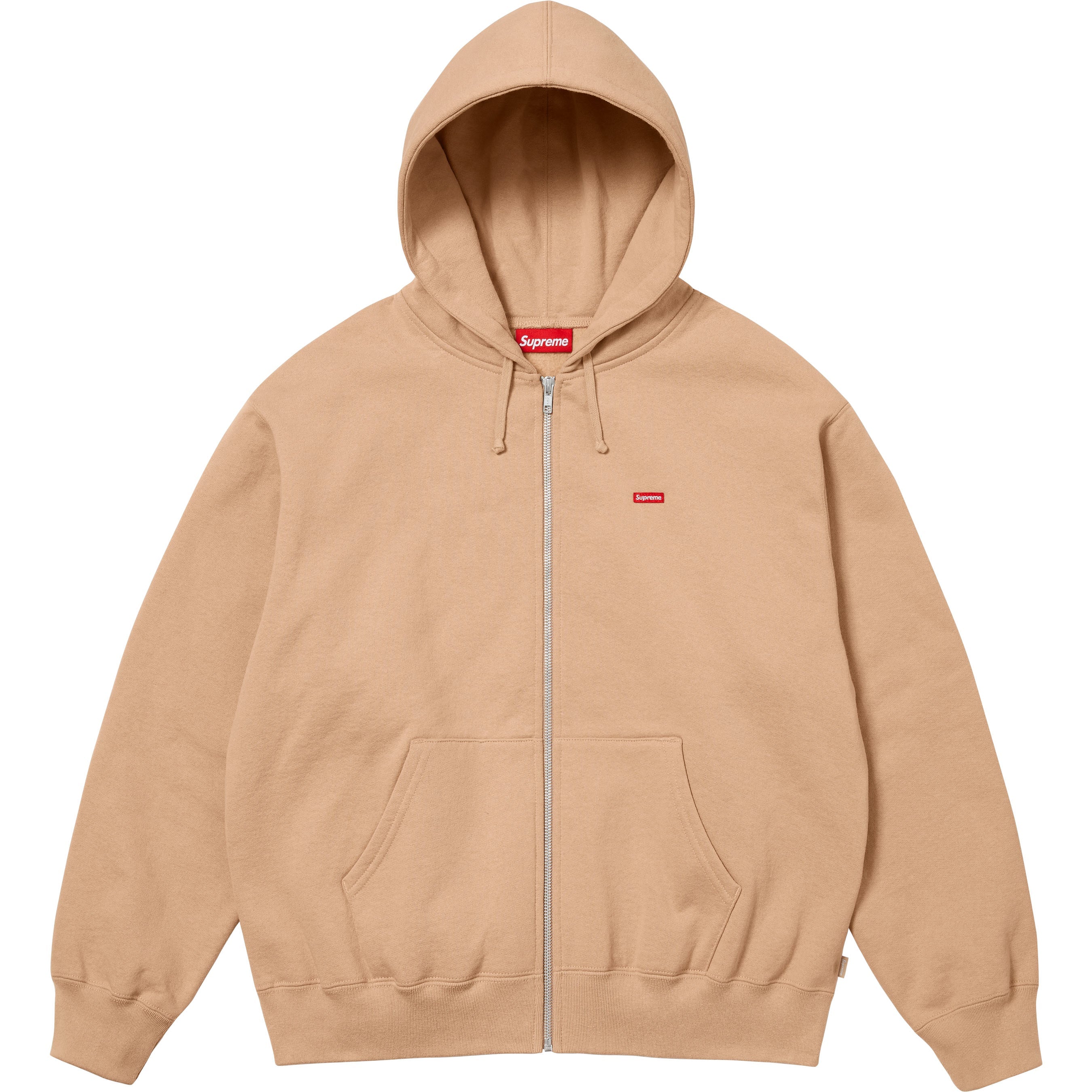 Small Box Zip Up Hooded Sweatshirt
