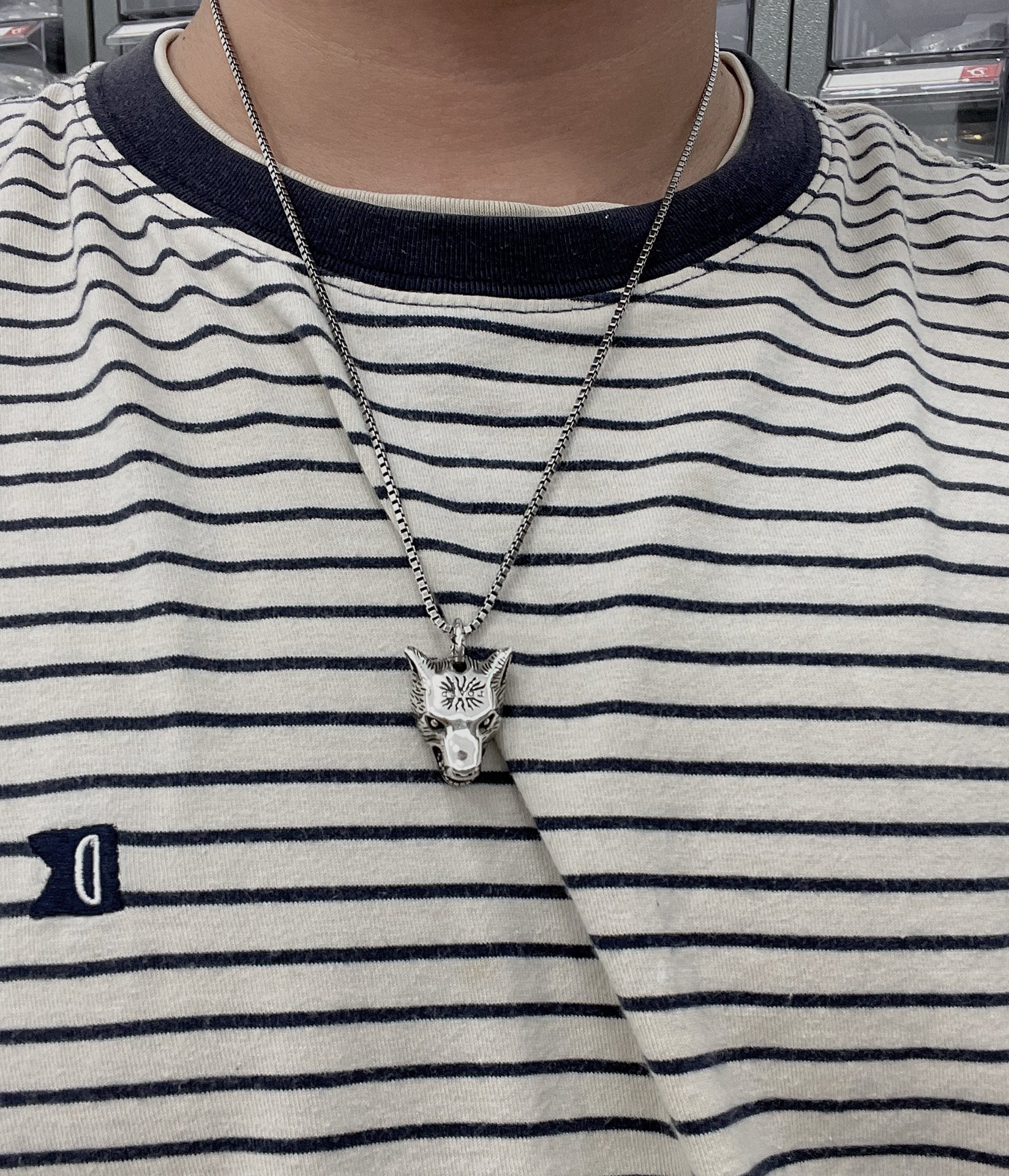 【国内発送/直営店】グッチ GUCCI ネックレス ペンダント アンガーフォレスト ウルフヘッド