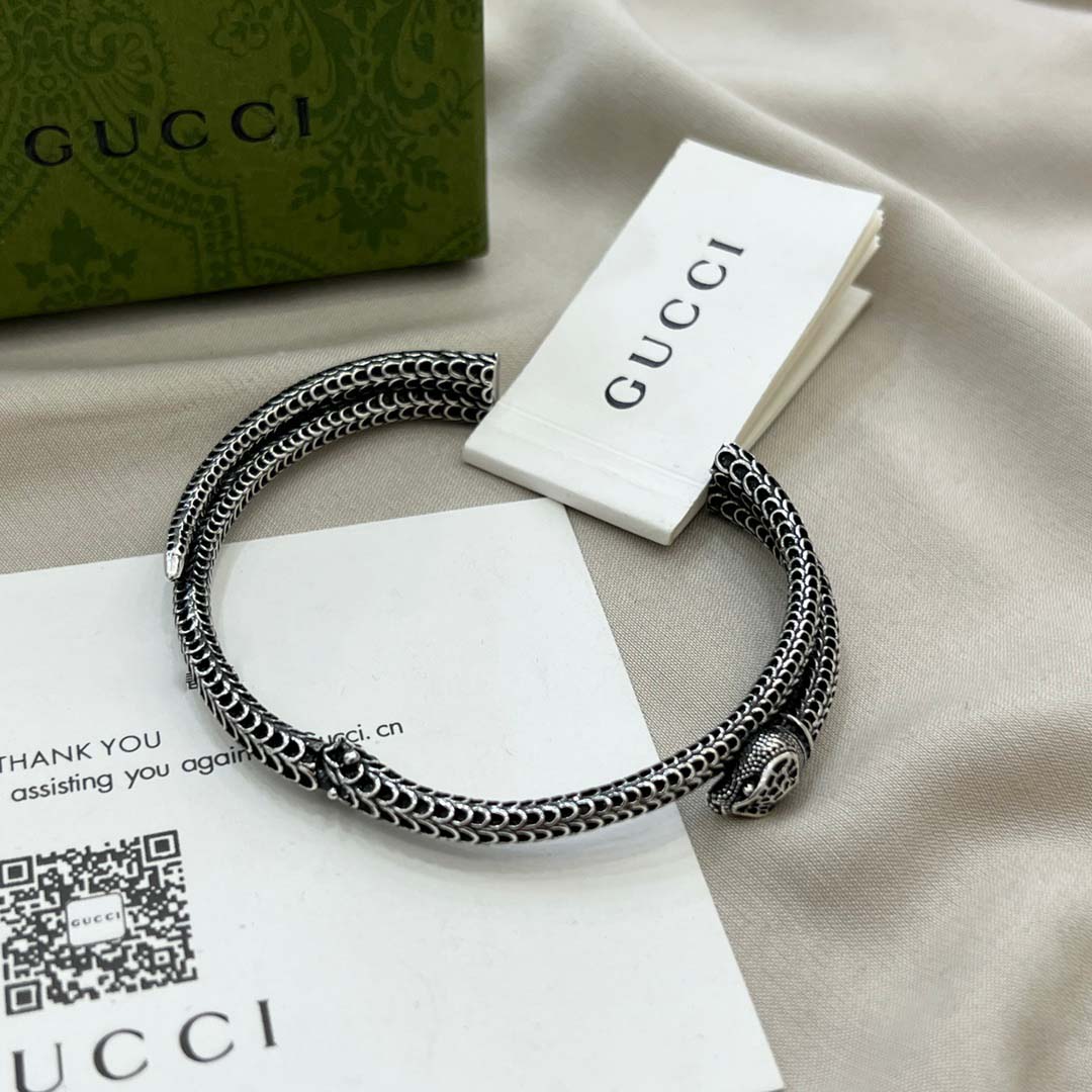 【国内発送/直営店】GUCCI グッチ ガーデン スネイク 蛇 577283 シルバー925